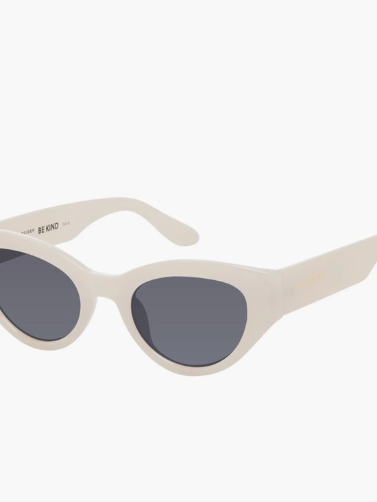 Kurt Geiger Cat Eye Sunglasses Ivory with Dark Lenses main image 7